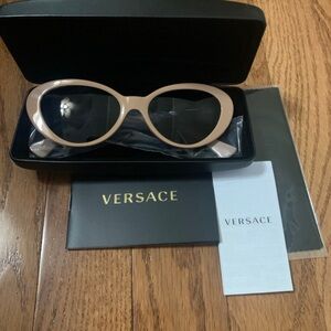 Versace Women's Sunglasses - Nude